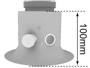 Bulex verticale uitgang D60/100