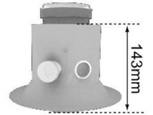 Bulex verticale uitgang D80/125