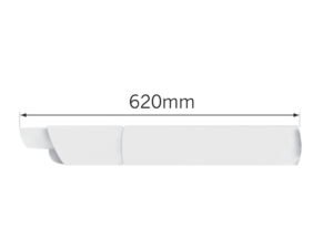 Bulex geveldoorvoer zonder aansluitbocht D60/100