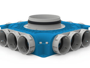 Vent-Axia VTVGS 69 160  subverdeelbox 12 x D 69 mm en D 160 mm