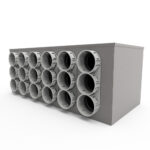 Vent-Axia VUNFDG 69 180 hoofdverdeelbox geluidsdemper 18 x D 69 mm D 180 mm