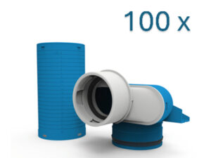 Vent-Axia Uniflexplus+ 90 ventielcollector 1XD90-125 BULK