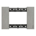 BTicino Living Light LNOW afdekpl. 3 mod staal