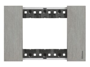 BTicino Living Light LNOW afdekpl. 3 mod staal