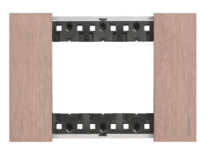 BTicino Living Light LNOW afdekpl. 3 mod copper