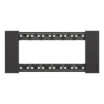 BTicino Living Light LNOW afdekpl. 6 mod zwart