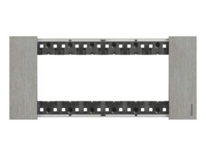 BTicino Living Light LNOW afdekpl. 6 mod staal