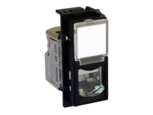 BTicino Living Light LNOW RJ45 ctds STP cat6 zwart