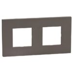 Bticino Light Now Moka Stone afdekplaat 2x2 mod 71mm