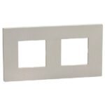 Bticino Light Now Circular Sand Stone afdekplaat 2x2 mod 71mm