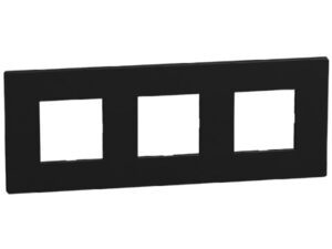 Bticino Light Now Zwart afdekplaat 3x2 mod 71mm