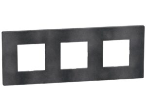 Bticino Light Now Zwart Grey afdekplaat 3x2 mod 71mm