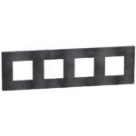 Bticino Light Now Zwart Grey afdekplaat 4x2 mod 71mm