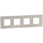 Bticino Light Now Circular Sand Stone afdekplaat 4x2 mod 71mm