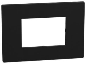 Bticino Light Now Zwart afdekplaat 3 mod