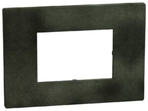 Bticino Light Now Zwart Green afdekplaat 3 mod