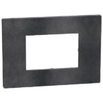 Bticino Light Now Zwart Grey afdekplaat 3 mod