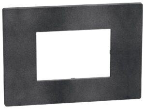 Bticino Light Now Zwart Grey afdekplaat 3 mod