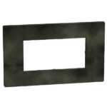 Bticino Light Now Zwart Green afdekplaat 4 mod