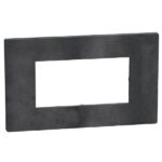 Bticino Light Now Zwart Grey afdekplaat 4 mod