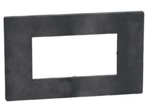 Bticino Light Now Zwart Grey afdekplaat 4 mod