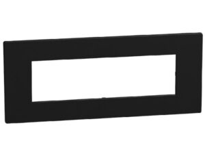 Bticino Light Now Zwart afdekplaat 7 mod