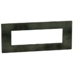 Bticino Light Now Zwart Green afdekplaat 7 mod