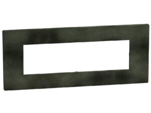 Bticino Light Now Zwart Green afdekplaat 7 mod