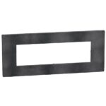 Bticino Light Now Zwart Grey afdekplaat 7 mod