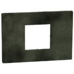 Bticino Light Now Zwart Green afdekplaat large 2 mod