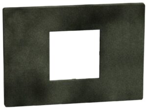 Bticino Light Now Zwart Green afdekplaat large 2 mod