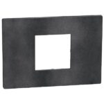 Bticino Light Now Zwart Grey afdekplaat large 2 mod