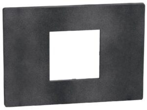 Bticino Light Now Zwart Grey afdekplaat large 2 mod