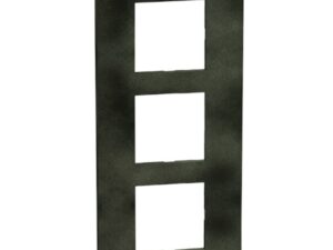 Bticino Light Now Zwart Green afdekplaat 2x2 mod 57mm