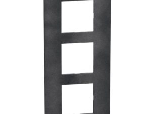 Bticino Light Now Zwart Grey afdekplaat 2x2 mod 57mm