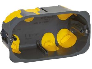 Bticino Inbouwdoos voor holle wand luchtdicht 2 mod + 4 ingangen (kopie) Bticino inbouwdozen