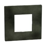 Bticino Light Now Zwart Green afdekplaat 2 mod