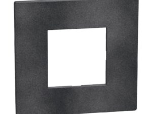 Bticino Light Now Zwart Grey afdekplaat 2 mod