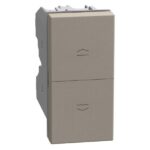 10 BTICINO LightN dubbele drukknop NO