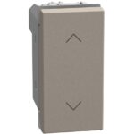 10 BTICINO LightN dubb. rolluikdrukknop