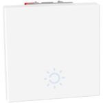 10 BTICINO LightN ax. drukknop met lampsymbool 2mod