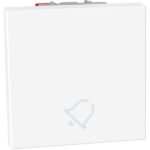 10 BTICINO LightN ax. drukknop met belsymbool 2 mod