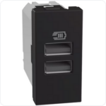 BTICINO LightN USB oplader-A+A 15W Bticino Light Now USB Laders