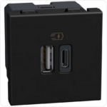 BTICINO LightN USB oplader-A+C 15W Bticino Light Now USB Laders