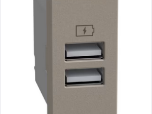 BTICINO LightN USB oplader-A+A 15W Bticino Light Now USB Laders