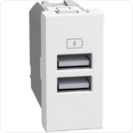 BTICINO LightN USB oplader-A+A 15W Bticino Light Now USB Laders