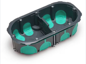 TRADEFORCE Holle wand inbouwdoos 3 modules diepte 50mm IP40 PP wit (kopie) Inwerkdozen Gyproc