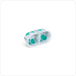 TRADEFORCE Holle wand inbouwdoos 2 modules diepte 40mm IP40 PP grijs (kopie) Inwerkdozen Gyproc