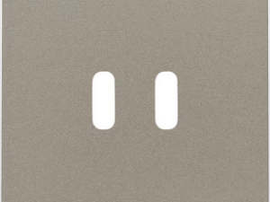 Niko Intense Brons Coated Afwerkingsset voor enkelvoudige schakelaar of drukknop 123-61105 RAL 080 50 05 (kopie) Niko Intense bronze coated RAL 080 50 05