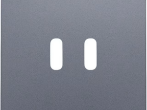 Niko Pure alu steel grey Afwerkingsset voor dubbele smart USB-A- en USB-C-lader 220-68002 RAL 240 30 05 (kopie) Niko USB-A lader en USB-C lader